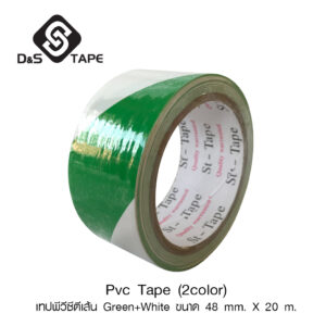 Ground Tape PVC Tape Green+white