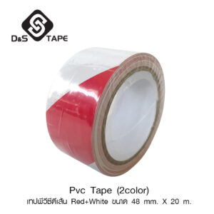 Ground Tape PVC Tape Red+white